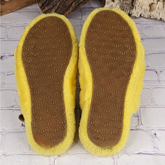 UGG Fluff Yeah Slides - Yellow - Picture 6 of 9